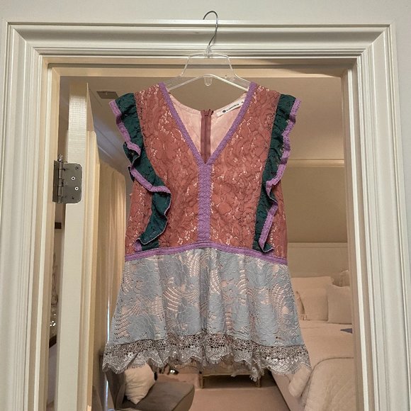 Peplum Lace Blouse - Picture 2 of 3